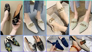 Shoes Collection  Trendy Slippers Shoes Haul  Slippers Shoes For Ladies  Fashion Trends [upl. by Donahoe]