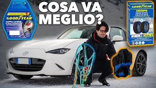 CALZE vs CATENE vs GOMME La sfida su neve e ghiaccio Quali funzionano meglio [upl. by Bouldon694]