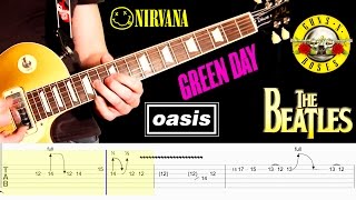 Top 5 Simple Guitar Solos For Beginners Performed by Karl Golden [upl. by Innes]