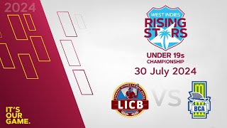 🔴 LIVE Leewards Islands v Barbados  CWI Men’s Under 19  50 Over Championships 2024 [upl. by Krenn]