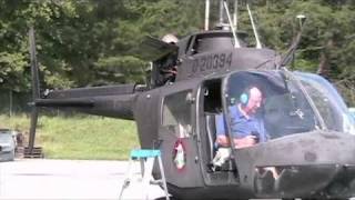 OH58 Bell 206B Turbine Helicopter Drug Task Force  Startup amp Shutdown [upl. by Ettenaej]