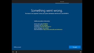 Error 80180014 when joining azure ad [upl. by Alilahk]