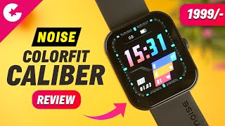 Noise ColorFit Caliber Unboxing amp Review  BEST Budget Smartwatch 2022 [upl. by Hayikat546]