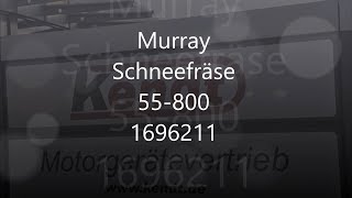 MURRAY Schneefräse 55800 [upl. by Nadoj]