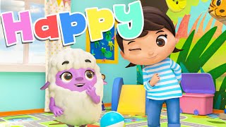 If Youre Happy and You Know It Clap Your Hands  Song  Lellobee 🐝  Nursery Rhymes [upl. by Kienan]