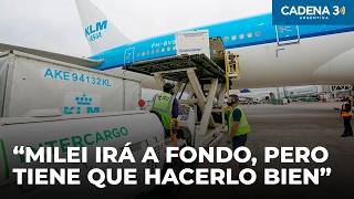 La promesa de MILEI ¿Qué hará con AEROLÍNEAS e INTERCARGO  Por Sergio Suppo  Cadena 3 Argentina [upl. by Yrelle]