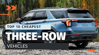 Top 10 Cheapest 3Row Vehicles 2024 Big Space Small Price [upl. by Arjun309]