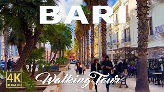 Bari ITALY  4K Ultra HD Walking Tour [upl. by Norabal]