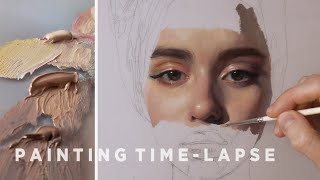 OIL PAINTING TIMELAPSE  “Blossom” [upl. by Helaina438]