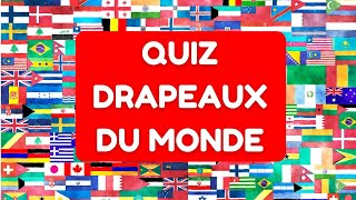 Quiz Drapeaux du Monde 🌍 Combien de pays peuxtu reconnaître [upl. by Adlemy]