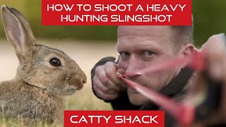 How To Shoot A Powerful Hunting Catapult [upl. by Nalyac]