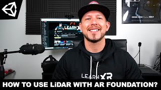 Unity3d LiDAR  How To Use LiDAR Scanner With AR Foundation [upl. by Attelrak]