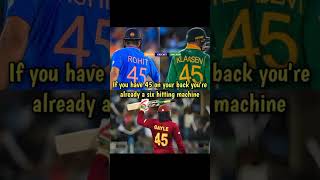 Rohit Sharma chrisgayle Heinrich klassen 🗿💀💀💪💪 [upl. by Josey]