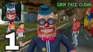 Grim Face Clown  Full Gameplay Walkthrough Part 1  iOSAndroid [upl. by Keheley]