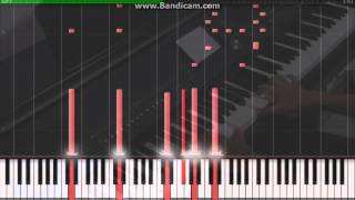 Shingeki no Kyojin ED  Utsukushiki Zankoku na Sekai  Synthesia Piano arr ZackyAnimePiano [upl. by Yerhcaz]