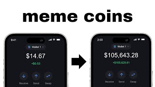 How to get RICH with meme coins [upl. by Cheslie682]