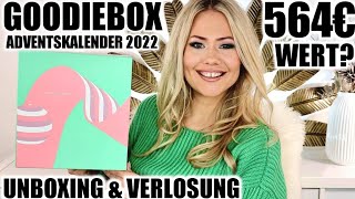 GOODIEBOX ADVENTSKALENDER 2022  Unboxing amp Verlosung [upl. by Letch]