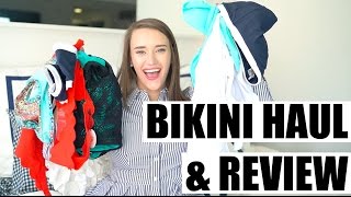 SWIMSUIT HAUL amp REVIEW  Covering the Bases [upl. by Ynoffit298]