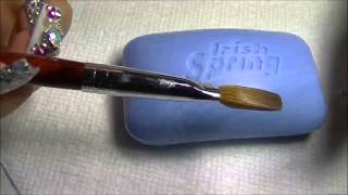 How to flatten or reshape your acrylic brush [upl. by Ramsden61]