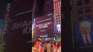 Jawan Trailer On Times Square Billboard NYC [upl. by Amathiste25]