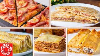 5 Рецептов Из ЛАВАША Вкусно и Недорого [upl. by Ennayd]