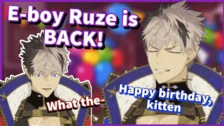 Eboy Ruze came BACK to wish Ruze a HAPPY BIRTHDAY【Holostars EN  Crimzon Ruze】 [upl. by Limber893]