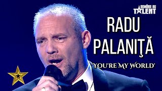 Radu Palaniță  Youre My World  LIVE on Romanias Got Talent 2021 [upl. by Branen66]