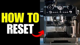 How To Reset Delonghi Dinamica Coffee Machine [upl. by Aicinet]