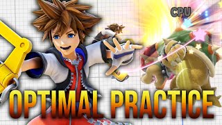 How to practice IDJ Nair with Sora Sora SmashBros KingdomHearts [upl. by Akkim]