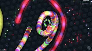 Slitherio HOW HOW HOW LUCKY Slitherio Gameplay [upl. by Aiket387]