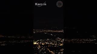 Dornbirn bei Nacht Gefilmt aus Karren Bahn YouTubeCreatorCommunity seilbahn vorarlberg Austria [upl. by Lawrenson]