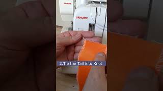 3 Ways on How to Hide Serger Tails [upl. by Deedee]