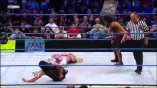 Friday Night SmackDown  Aksana vs Natalya [upl. by Lassiter364]