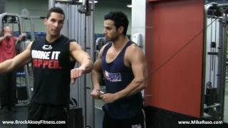 Best Upper Chest Growth Exercise on Cable Machine  Brock Aksoy amp Mike Raso [upl. by Mike202]