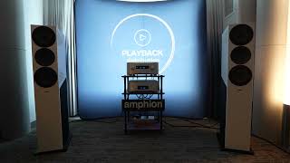 amphion Krypton3x Loudspeaker  Esoteric F02 N01XDSE  Quadraspire SVT  Esprit  AXPONA 2024 [upl. by Hanavas]