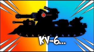 Drawing Cartoon Tank Hybrid Black Demon KV6  Cartoons About Tanks [upl. by Adnauqaj]