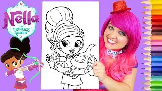 Coloring Nella The Princess Knight Impkin Coloring Page Prismacolor Colored Pencil  KiMMi THE CLOWN [upl. by Greenes247]