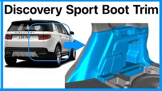 How To Remove Interior Side Boot Trunk Area Trim Panel on Land Rover Discovery Sport L550 [upl. by Drusi]