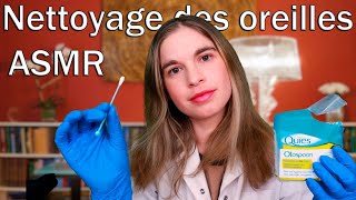 ASMR GRAND NETTOYAGE DES OREILLES avec mousse  Roleplay médecin ORL [upl. by Sidnee]