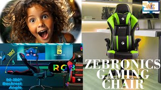 Zebronics Gaming Chair GC1400  Gaming Chair Assembly [upl. by Tirrej]