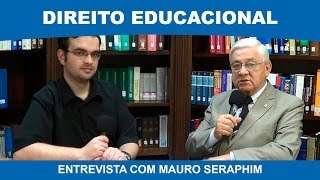 DIREITO EDUCACIONAL  MAURO SERAPHIM [upl. by Nymzaj]