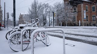 Wintereinbruch in Leipzig 03012021 [upl. by Laine232]