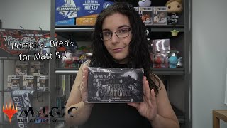 Error Case Confirmed  MTG INNISTRAD DOUBLE FEATURE DRAFT BOOSTER BOX OPENING FOR MATT S [upl. by Lehar]