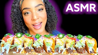 먹방ASMR MUKBANG  CRUNCHY NACHO CHEESE TACOS No Talking Nene’s Eats ASMR [upl. by Udell753]