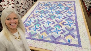 MOST REQUESTED quotWinter Solsticequot Quilt Tutorial with Donna [upl. by Enyrehtak798]