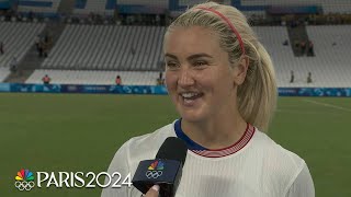 USWNT enjoying level of control entering womens soccer quarterfinals  Paris Olympics 2024 [upl. by Macomber]