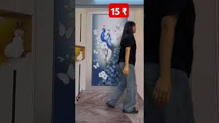 Why SelfAdhesive Wallpaper is Better Than Real Wallpaper shorts diy [upl. by Ylam]