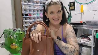 Jenelle bag sewing tutorial by khembuzz [upl. by Ahsimac590]