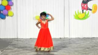 Chinna Chinna Malai song dance Capitanio Nursery School Annual Day 2016 [upl. by Ahsimin850]