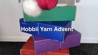 2022 plans and Hobbii Yarn Advent Unboxing [upl. by Trill497]